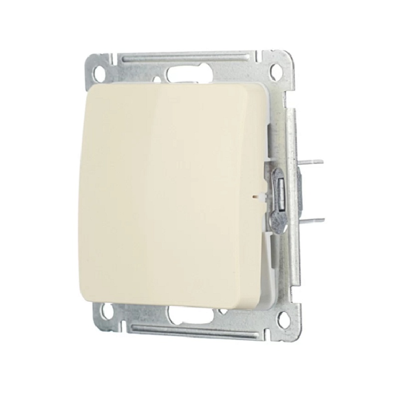 Выключатель с/у Master ВС10-411-01, 1 клавиша, б/инд, слоновая кость