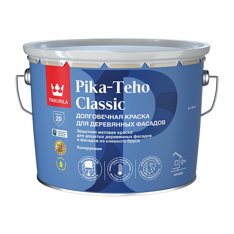 Краска для домов Tikkurila Pika-Teho Classic основа С (9 л)