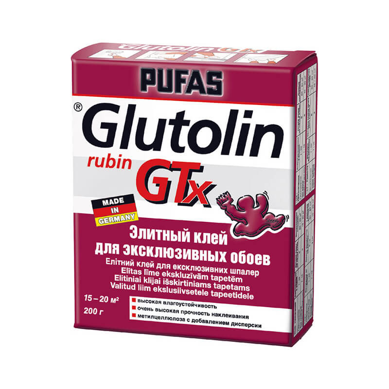 Клей для обоев эксклюзивный Pufas Glutolin GTX Elite (0,2 кг)
