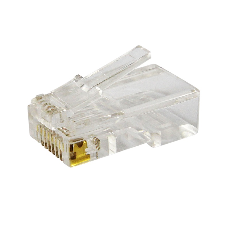 Коннектор компьютерный TDM RJ-45 UTP для кабеля cat.5e (100 шт.)