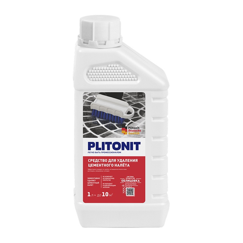 Средство Plitonit, для удаления цементного налета (1 л)
