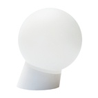 Светильник НББ под E27, 60Вт, 230В, IP20, шар, белый, пластик