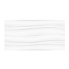 Плитка настенная Kerabel Дактель Волна, белый, 400х200х7,5 мм (пр-во БКСМ)