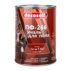 Эмаль для пола Pufas Decoself ПФ-266 золотисто-коричневая (0,9 кг)