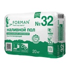 Наливной пол Форман 32 самонивелирующийся финиш, 20 кг