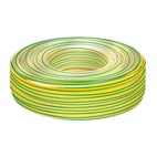 Провод ПуГВнг-LS (ПВ-3) 1х10мм2, желто-зеленый (бухта-100п.м.) ГОСТ 31947-2012