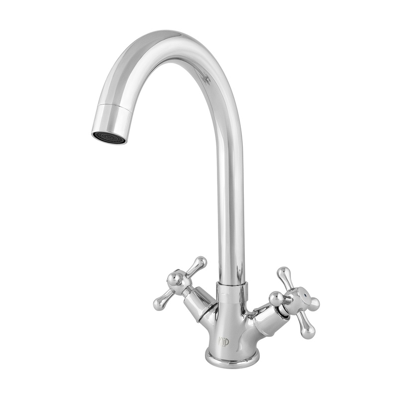 Смеситель для кухни Klip 1405-02, крестообразный маховик