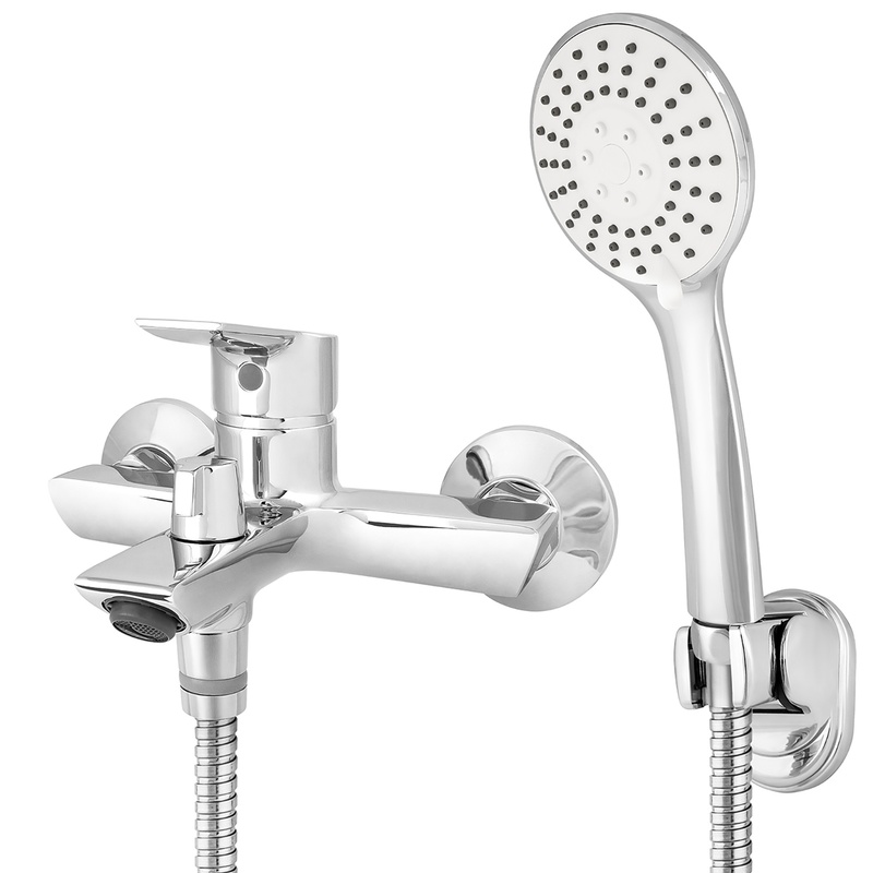 Смеситель для ванны Mix&Fix Tau 3201 с аксессуарами