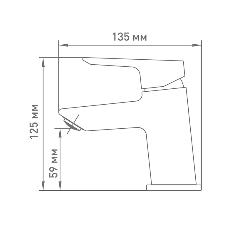Смеситель для раковины Mix&Fix Tau 3203