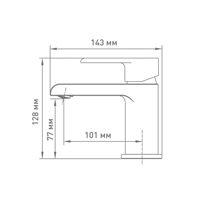 Смеситель для раковины Mix&Fix Sigma 3403