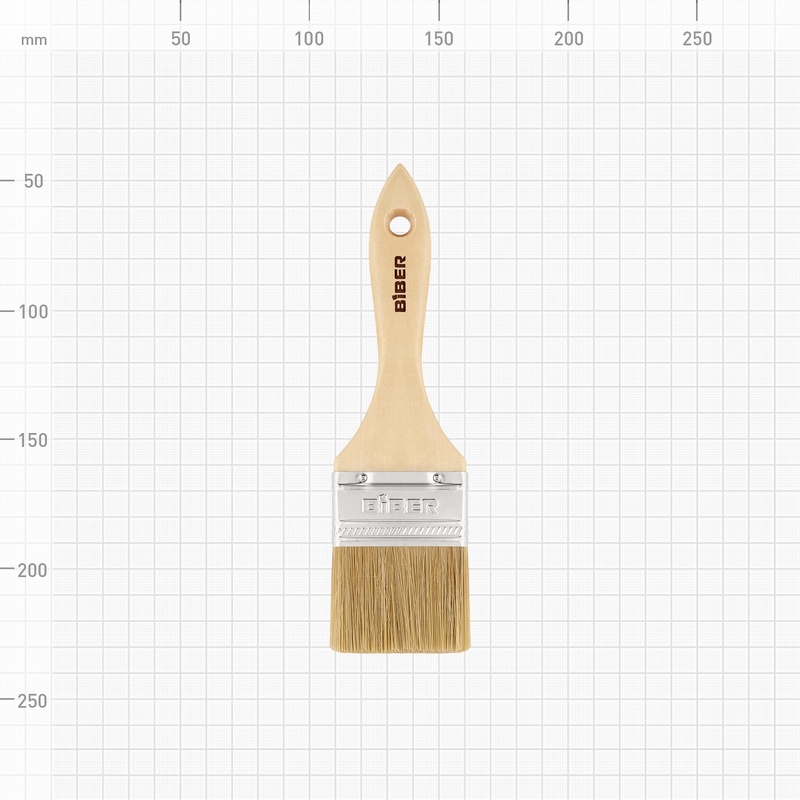 Кисть флейцевая Biber 31003 50 мм