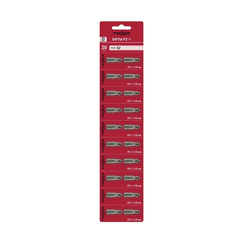 Биты Trigger 85963 Профи PZ-1 25 мм (20 шт.)