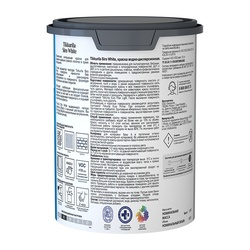 Краска для потолка Tikkurila/Tikkivala Siro White основа А глубокоматовая (0,9 л)
