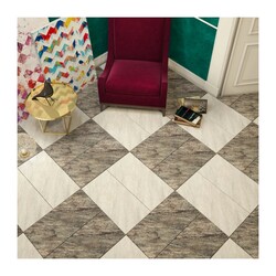 Керамогранит Керамин Кварцит 4, оливково-коричневый, 300х600х10 мм