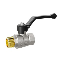 Кран шаровый PN25, 1 1/4" В/Н, длинная ручка