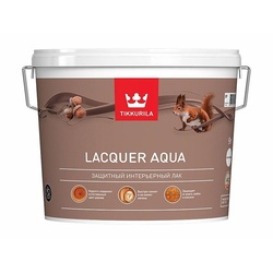Лак интерьерный Tikkurila/Tikkivala Lacquer Aqua EP матовый (9 л)