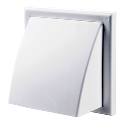 Решетка Vents 187х187 мм МВ122ВК, фл. 125 мм, с клапаном