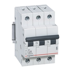 Выключатель автоматический Legrand RX3 4,5кА, С 25А, 3П